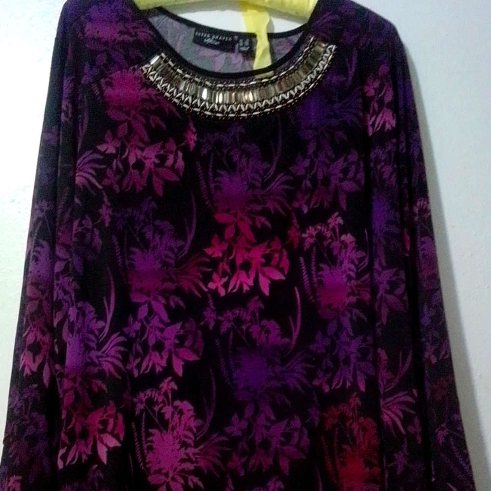 Susan Graver Plus Size Island Tunic